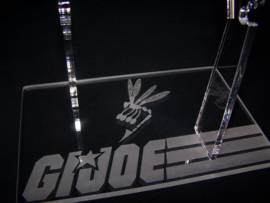 G.I. Joe Dragonfly in flight display stand