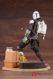 PRE-ORDER Star Wars Kotobukiya Episode IV ARTFX+ Statue 1/7 Mandalorian & The Child