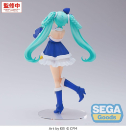 (Pre-order) Character Vocal Series 01: Hatsune Miku High Premium PVC Figure Hatsune Miku Sapphire Christmas Ver. 21 cm