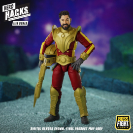 (Pre-order) Hero H.A.C.K.S. Core Action Figure 1/18 Heroes and Villains Wave 1 Stellar Guard: Cosmic Defender of Accord