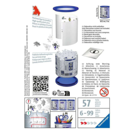Star Wars 3D Puzzle Pencil Holder R2-D2 (57 pieces)