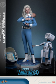 (Pre-order) The Fantastic Four: First Steps Movie Masterpiece Action Figure 2-Pack 1/6 Invisible Woman & H.E.R.B.I.E. 28 cm