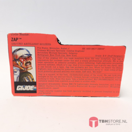 G.I. Joe File Card Zap