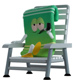 (Pre-order) South Park Vinyl Figure South Park St. Patrick's Day Towelie 10 cm