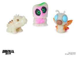 (Pre-order) Godzilla Toho Fun! Fun! Mini Figures Wave 01 Blind Box Display (9)