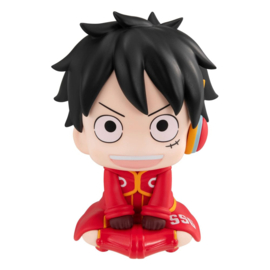 PRE-ORDER One Piece Look Up PVC Statue Monkey D. Luffy Future Island Egghead Ver. 11 cm (with gift)