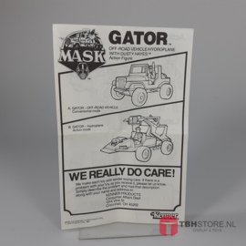 M.A.S.K. Instructies Gator