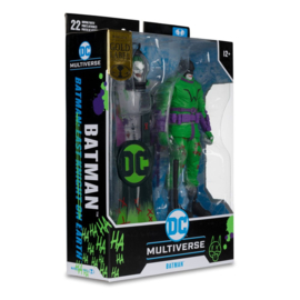 PRE-ORDER DC Multiverse Action Figure Batman (Batman: Last Knight on Earth) Jokerized (Gold Label) 18 cm