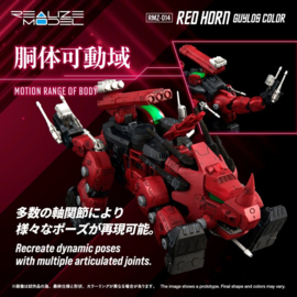 (Pre-order) Zoids Plastic Model Kit 1/100 RMZ-014 Red Horn Guylos Color 22 cm