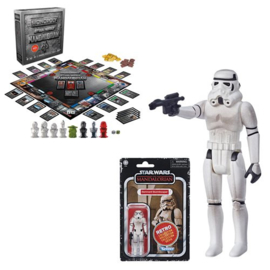 Star Wars The Retro Collection Monopoly Collector's Edition with Remnant Stormtrooper