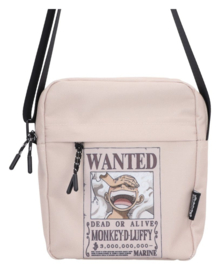 (Pre-order) One Piece Crossbody Bag Luffy Wanted Poster 23 cm