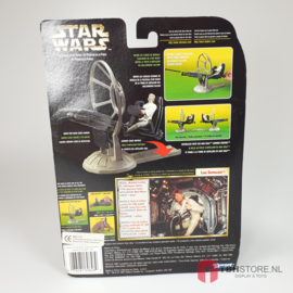 Star Wars POTF2 Green Millennium Falcon & Luke Skywalker