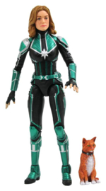 (Pre-order) Captain Marvel Marvel Select Action Figure Captain Marvel Starforce Uniform 18 cm
