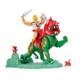 MOTU Masters of the Universe Origins Battle Armor He-Man and Battle Cat (Battlefield Warriors)