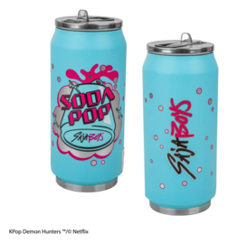 (Pre-order) KPop Demon Hunters Thermal Straw Mug Soda Pop Can