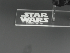 Vintage Star Wars Han Solo Laser Pistol/Blaster Display Stand - Left Facing