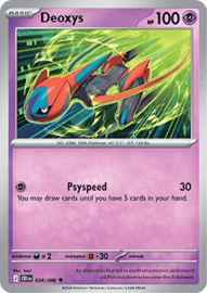 Pokémon TCG - Deoxys - Reverse Holo - Chaos Rising - 034/086