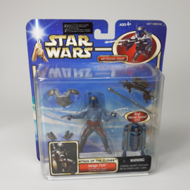 Star Wars Attack of the Clones Jango Fett with Electronic Jetpack