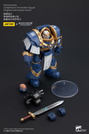 Warhammer The Horus Heresy Action Figure 1/18 Ultramarines Cataphractii Terminator Squad Sergeant with Power Sword 14 cm      