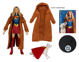 (Pre-order) Supergirl (2026) DC Theatrical Deluxe Edition Action Figure Supergirl & Krypto (Gold Label) 17 cm