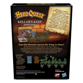 HeroQuest Board Game Expansion Kellar's Keep Quest Pack English