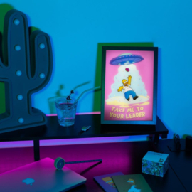 (Pre-order) The Simpsons Framed LED Poster 20 x 28 cm