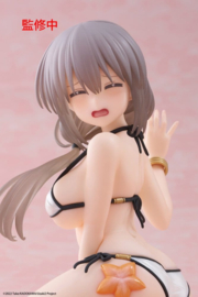 (Pre-order) Uzaki-chan Wants to Hang Out! PVC Statue Desktop Cute Figure Tsuki Uzaki (Swimwear Ver.) 13 cm          