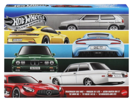 Hot Wheels Silver Series Die-Cast Vehicle 6-Pack 1/64 Euro Style