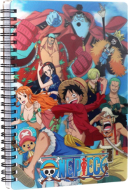 (Pre-order) One Piece 3D Effect Notebook Group 5 21 x 15 cm