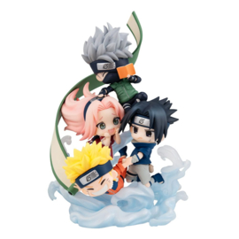 PRE-ORDER Naruto Shippuden FigUnity PVC Mini Statue Gather here, Team 7 13 cm (with gift)