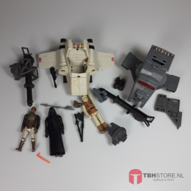 Lot Action Figures, mini-rigs and parts Vintage Star Wars