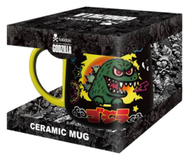 (Pre-order) Tokidoki x Godzilla Mug 2D Relief Figural