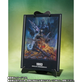 (Pre-order) Godzilla S.H.MonsterArts Action Figure Godzilla (Godzilla vs. Mechagodzilla II Poster Coloring Ver.) -Movie Graphic Plus- 16 cm