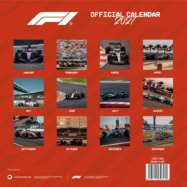 (Pre-order) Formula 1 Calendar 2027 30 x 30 cm