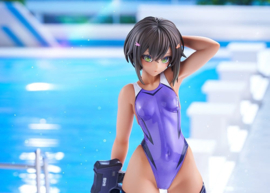 (Pre-order) Arms Note PVC Figure 1/7 Buchou-chan of the Swimming Club Purple Swimsuit Ver. 22 cm