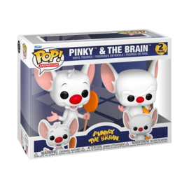 (Pre-order) Animaniacs POP! Television Vinyl Figures 2-Pack Pinky & The Brain 9 cm