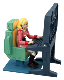 (Pre-order) Mobile Suit Gundam G.M.G. Collection EX Diorama White Base Bridge Radio Operator Desk Set 10 cm (with gift)