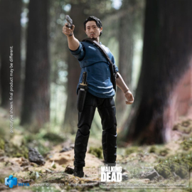 (Pre-order) The Walking Dead Exquisite Mini Series  Actionfigur 1/18 Glenn 11 cm