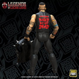 (Pre-order) Legends of Lucha Libre Fanaticos Action Figure Vampiro Coffin Box Resurrected 15 cm