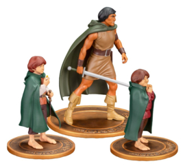 (Pre-order) Lord of the Rings Animated Film PVC Figures 3-Pack Frodo, Aragorn, and Samwise