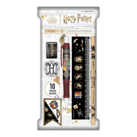 (Pre-order) Harry Potter Stationery Set Paper Pouch Colourful Crest Case (6)