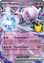 Pokémon TCG - Mewtwo ex - 30th anniversary - 064/128