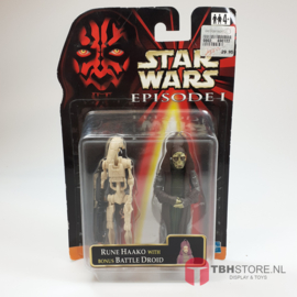 Star Wars - Episode 1 Rune Haako with bonus Battle Droid