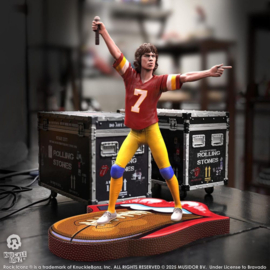 (Pre-order) Rolling Stones Rock Iconz Statue Mick Jagger US Tour 1981 (Burgundy Jersey) 22 cm