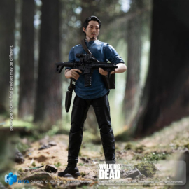 (Pre-order) The Walking Dead Exquisite Mini Series  Actionfigur 1/18 Glenn 11 cm