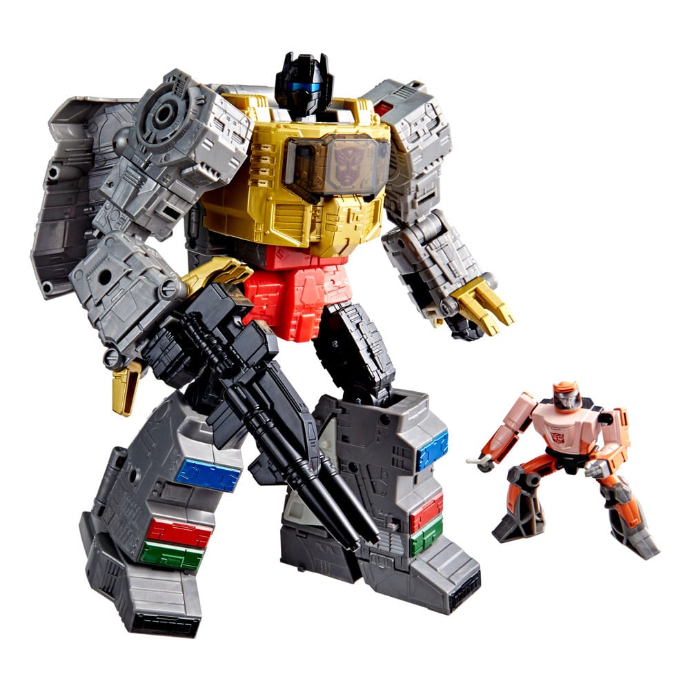 (Pre-order) The Transformers: The Movie Studio Series Leader Class Action Figure Dinobot Grimlock & Autobot Wheelie 22 cm