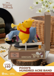 (Pre-order) Winnie the Pooh Record Player Series PVC figure Pooh's Hundred Acre Band 12 cm