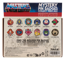 (Pre-order) Masters of the Universe Mystery Pin Badges Blind Box Display (12)