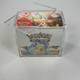 EVORETRO Acrylic Display Case for Booster Boxes with Magnetic Closure
