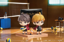 (Pre-order) Haikyu!! Qset+ Mini Figures 2-Pack Atsumu Miya & Osamu Miya 8 cm